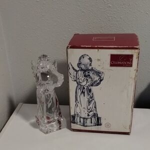 Vintage Crystal Angel Decor